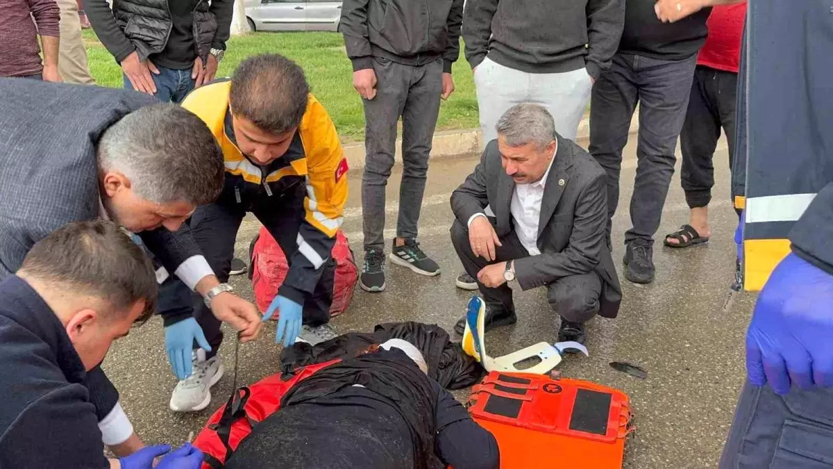 Adıyaman’da Yaşlı Kadına Otomobil Çarptı