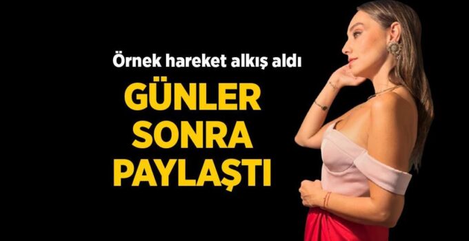 Edip Akbayram'ın kızı Türkü Akbayram'dan örnek hareket! Sosyal medyadan paylaştı