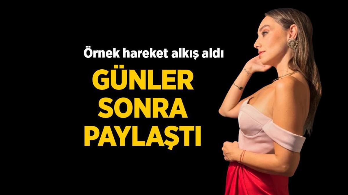 Edip Akbayram'ın kızı Türkü Akbayram'dan örnek hareket! Sosyal medyadan paylaştı