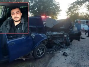 Bursa’da feci kaza! İki otomobil kafa kafaya çarpıştı