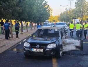 Diyarbakır’da silahlı kavga! Bir araç ateşe verildi