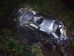 Giresun’da otomobil uçuruma yuvarlandı: 3 ölü, 1 yaralı