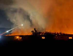 Sakarya’da boyahanede yangın çıktı