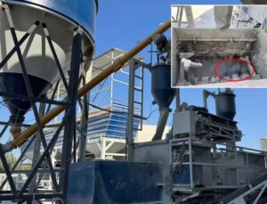 Beton mikserine düşen işçi feci şekilde can verdi