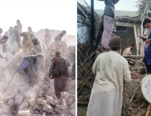 Deprem, Afganistan’ı yıktı geçti! Görüntüler korkunç