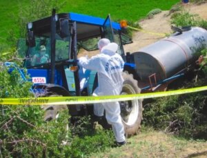 Yaşlı adam traktör üzerinde ölü bulundu