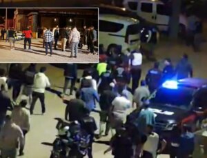 4 saat süren operasyon ilçeyi ayağa kaldırdı! Çatışma çıktı, polis vuruldu