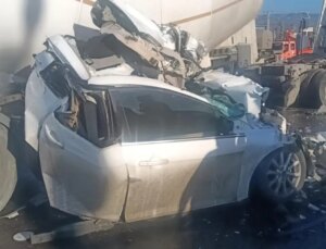 Bu araçtan burnu bile kanamadan çıktı