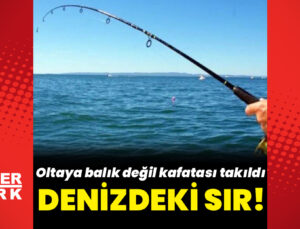 İzmir’de bir kişinin oltasına denizde insan kafatası takıldı