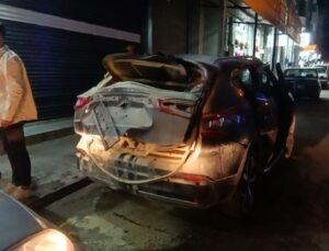 Otomobilde gaz sıkışması sonucu patlama: 1 yaralı