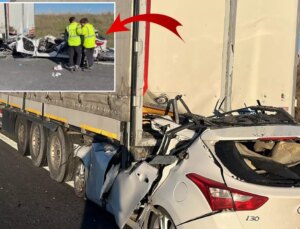 Silivri’de tıra arkadan çarpan aracın sürücüsü hayatını kaybetti