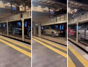 TOGG, Avrupa yolunda! İlk sevkiyat böyle görüntülendi