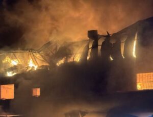 Adana’da hırdavat dükkanında yangın çıktı