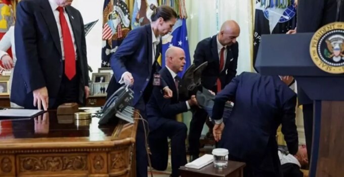 Beyaz Saray’da korku dolu anlar! İlk müdahaleyi Mehmet Öz yaptı