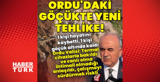 Göçük faciasında yeni tehlike! Çalışmalar durduruldu