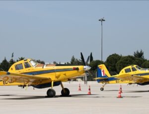 Hırvatistan’da düşen yangın söndürme uçağının pilotu şehit oldu