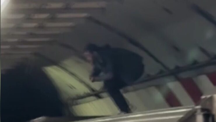 Metronun üzerine çıktı!