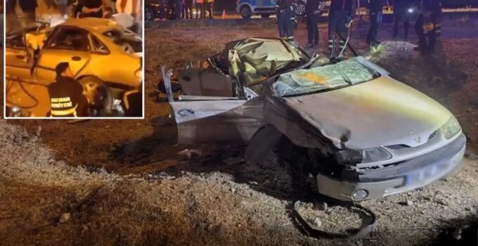 Otomobil tıra çarpıp şarampole yuvarlandı! 6 ve 8 yaşındaki iki kardeş hayatını kaybetti