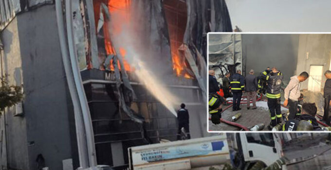 Parfüm deposunda yangın: 6 ölü!