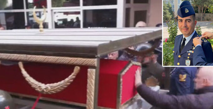 Şehit Pilot Yarbay Gökhan Korkmaz’a veda