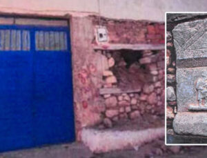 Tarihi eser evin duvarındaydı… Ne yaptın muhtar?