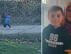 Yoğun sis aramaya izin vermiyor… Anne ile oğlunun son görüntüsü!