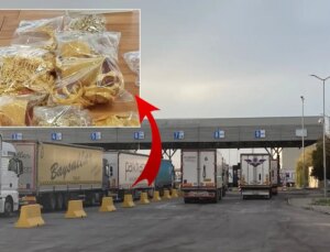 200 bin Euro’luk altınla ‘komşu’da yakalandı