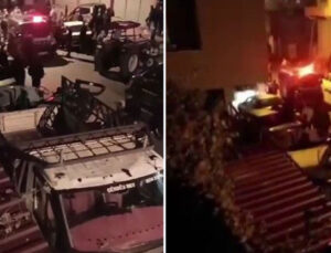 Bıçakları çekip evleri ateşe verdiler! Kanlı komşu kavgası!