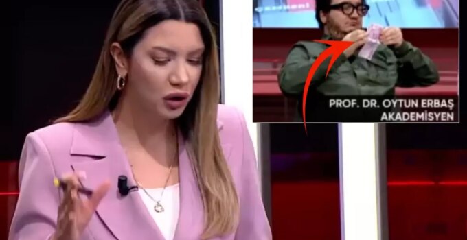 Canlı yayına damga vuran an: Cebinden çıkarıp saymaya başladı