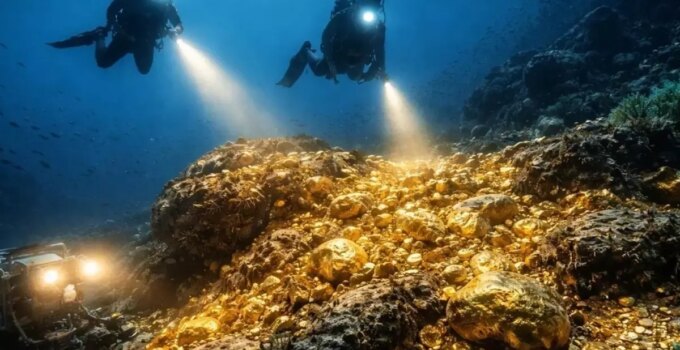 Çin’den tarihi keşif! Deniz altında dev altın madeni buldular
