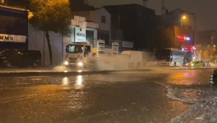 İstanbul’da sağanak etkili oldu