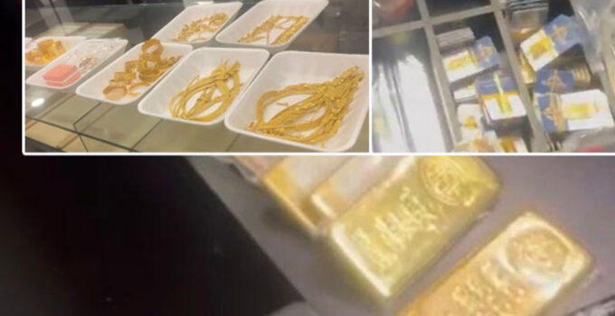 İşte adli emanetten çalınan altınların fotoğrafları!
