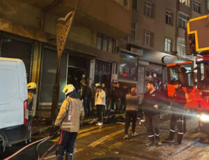 Pendik’te tekstil atölyesinde yangın çıktı