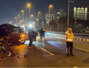 Şişli’de zincirleme kaza: 1’i ağır 2 yaralı