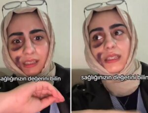 Stajyer doktora tedavi olan kadın video çekip isyan etti