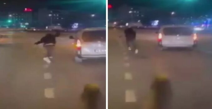 Yol verme kavgasında baltayla saldırdı