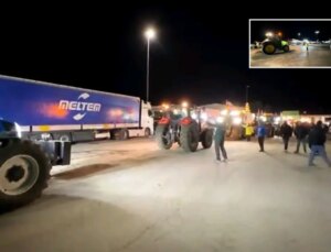 Yunanistan’da çiftçiler eylemde, İpsala Sınır Kapısı kapandı