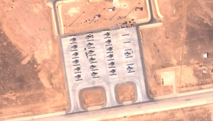 ABD’nin Ortadoğu’daki Askeri Yığınağı Uydu Görüntüleriyle Belgelendi: Yüzlerce Savaş Uçağı Bölgede