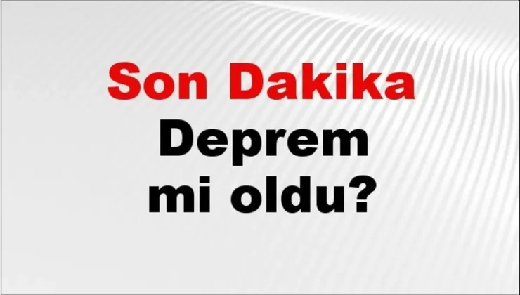 Türkiye Sismik Hareketlilik Radarda: AFAD ve Kandilli Son Verileriyle Güncellenen Deprem Bilgileri