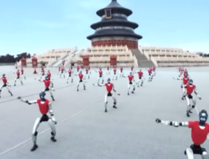 Robotların Geleneksel Dövüş Sanatları Sahnesi Büyüledi