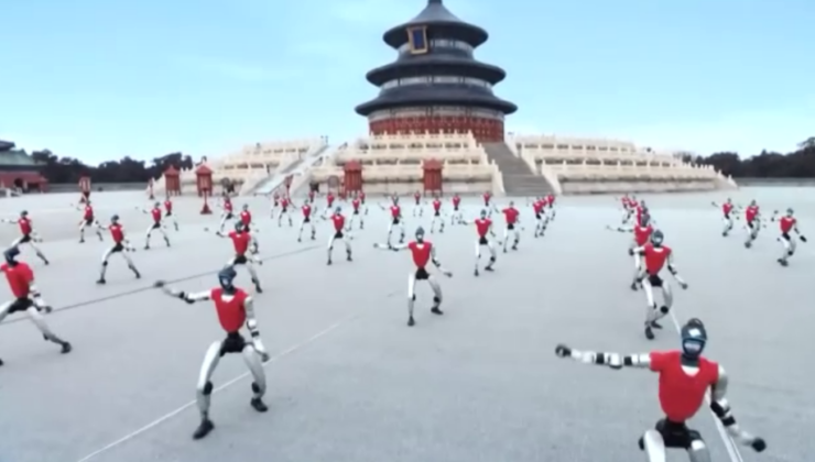 Robotların Geleneksel Dövüş Sanatları Sahnesi Büyüledi