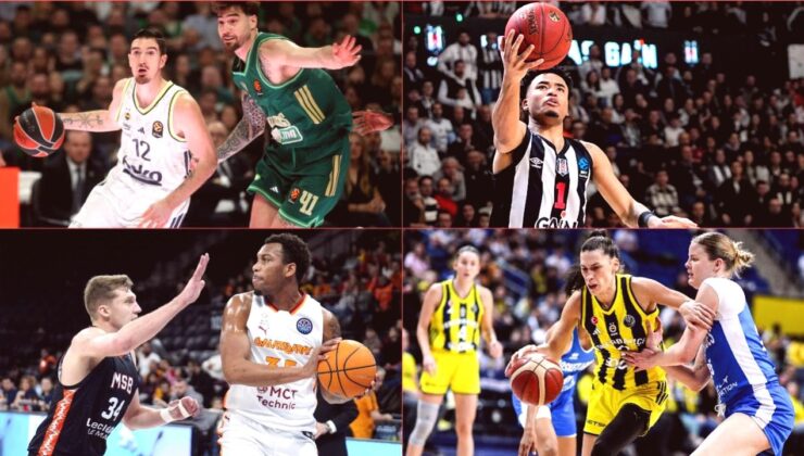 Türk Takımları Avrupa’da Basketbola Damga Vurdu