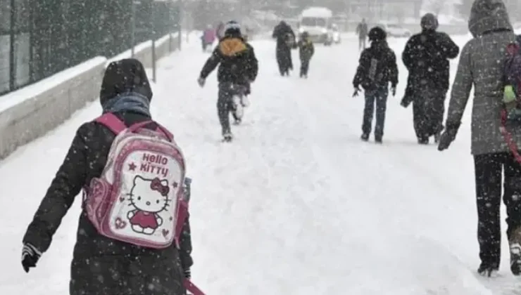 Malatya’da 4 İlçede Okullar Kar Nedeniyle Tatil Edildi