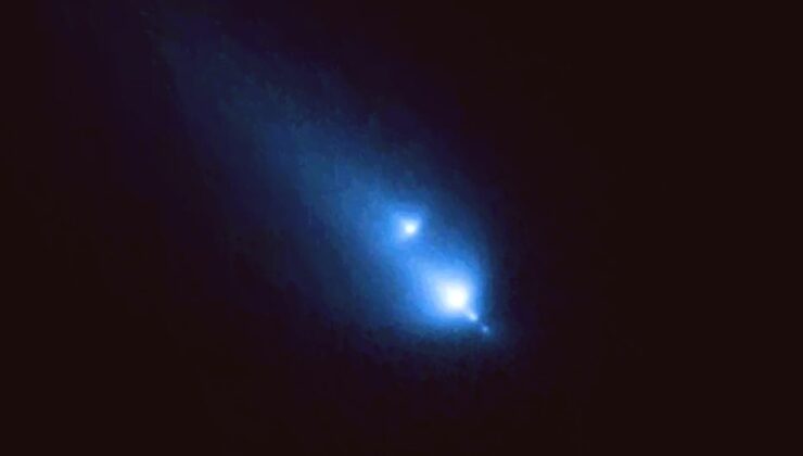 Hubble, Parçalanan Kuyruklu Yıldızın Son Anlarını Kaydetti