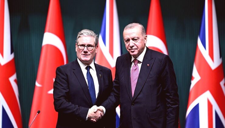 Erdoğan ve Starmer’dan İkili İlişkiler ve Bölgesel Konulara Dair Görüşme