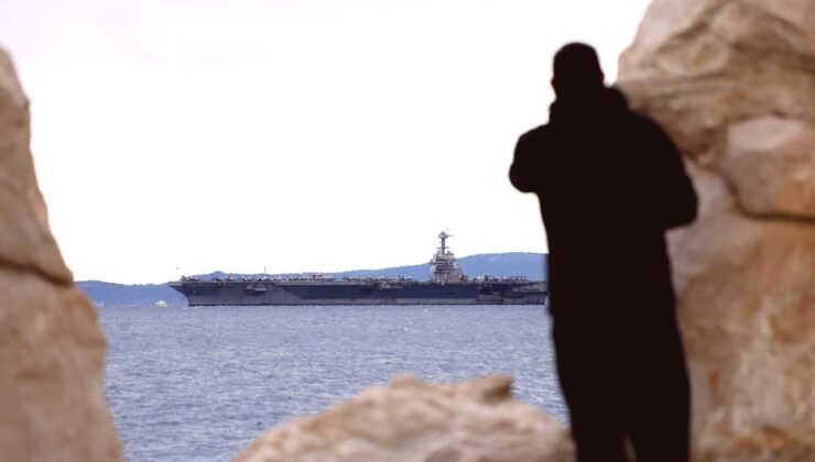 Dünyanın En Büyük Uçak Gemisi Gerald R. Ford Hırvatistan’da Bakımda