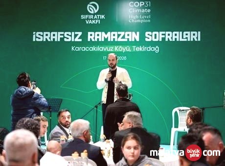 Karacakılavuz’da Sıfır Atık Vakfı’ndan İsrafsız Ramazan Sofraları Buluşması