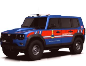 Milli Zırhlı SUV TULGA Jandarma Envanterine Katıldı