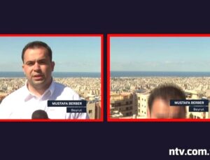 NTV Canlı Yayınında Beyrut Saldırısı Kaydedildi