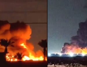 Bağdat ABD Üssü İHA Saldırısıyla Ateşe Verildi